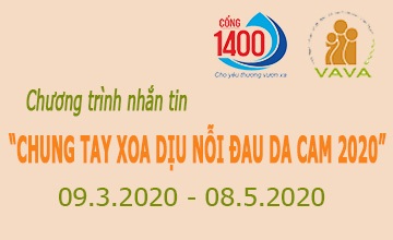 Phát động nhắn tin "Chung tay xoa dịu nỗi đau Da Cam 2020"