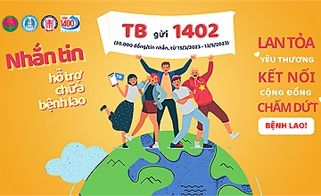 Cổng 1400 đồng hành cùng phong trào chấm dứt bệnh lao