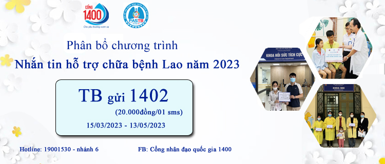 Bệnh nhân Lao có hoàn cảnh khó khăn được hỗ trợ từ chương trình năm 2023